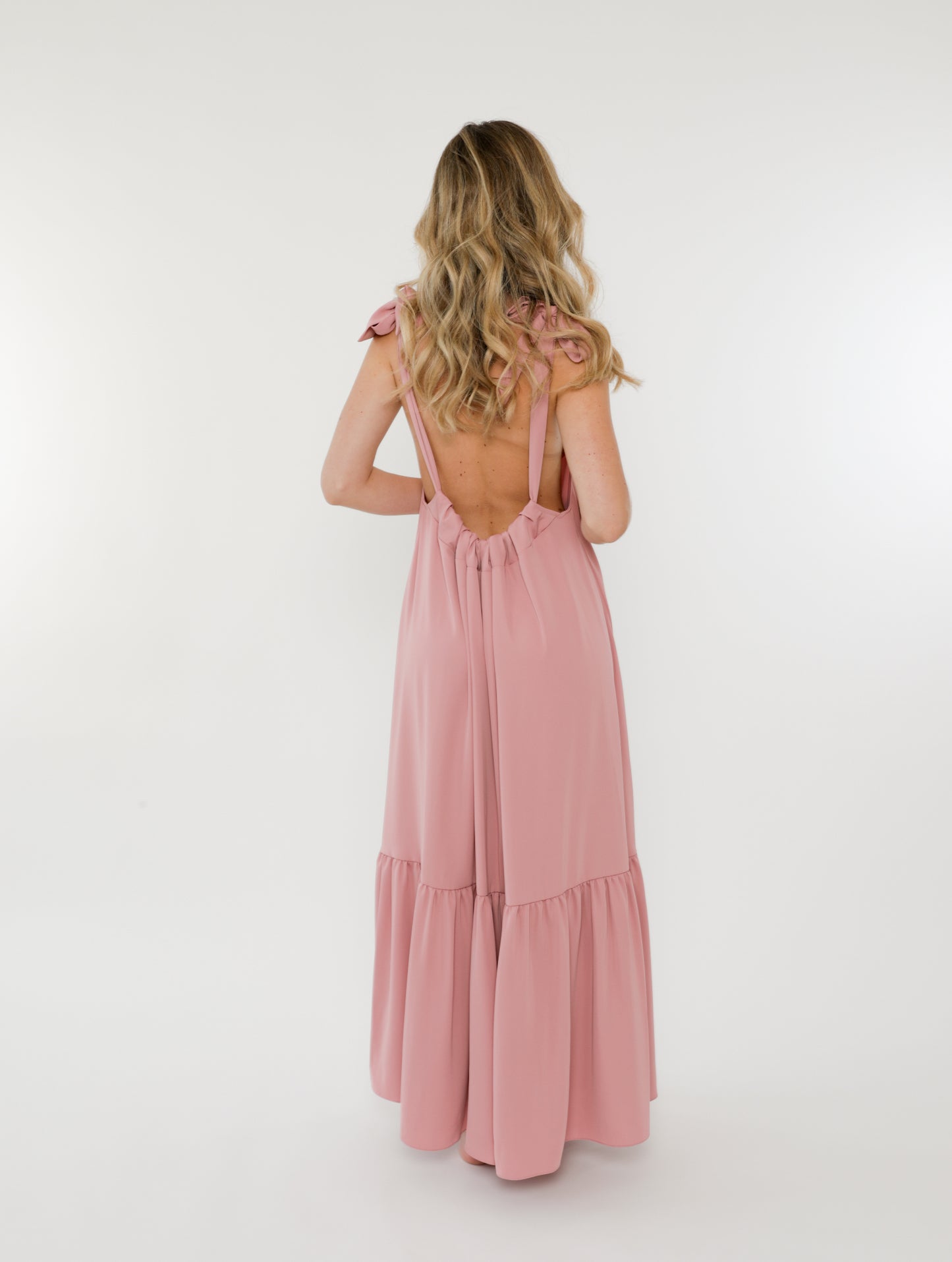 Mia Tie-Up Maxi Dress