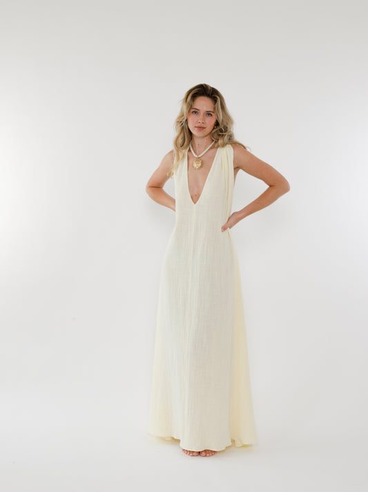 Stella Plunge Maxi Dress