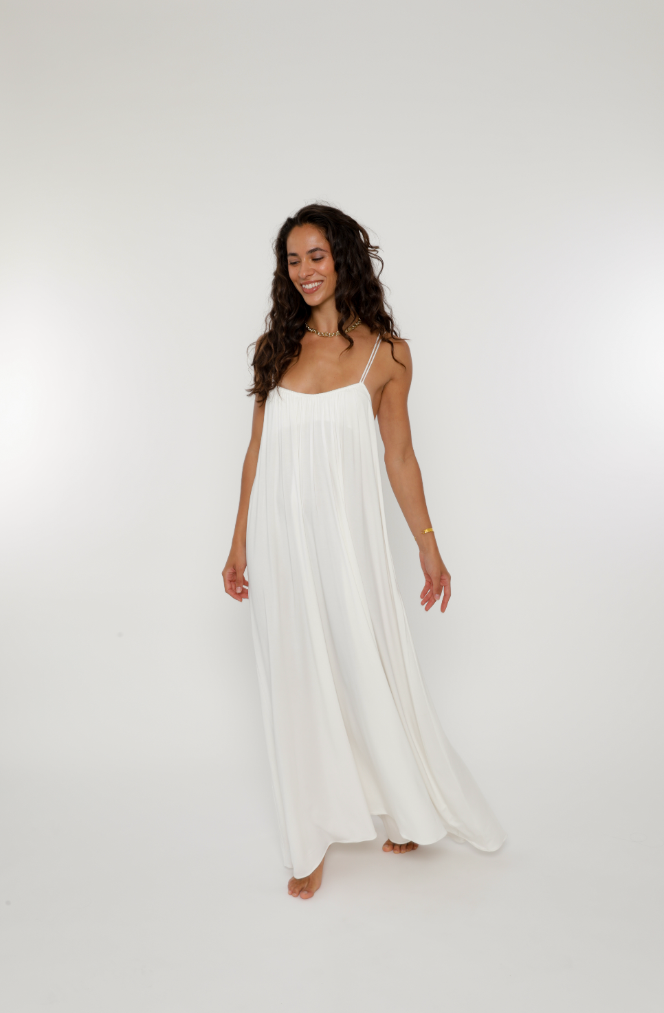 【LOULOUSEOUL】Roma Terrace Slim Dress (White) Roma Terrace Slim Dress (White) - LOULOUSEOUL