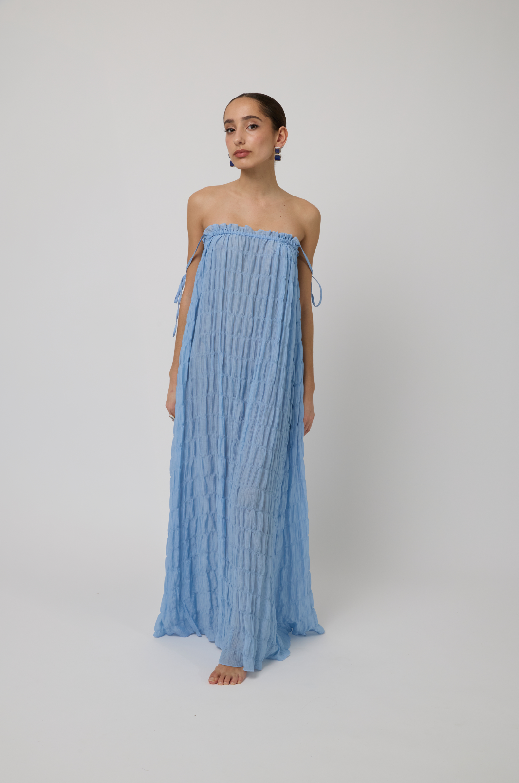 Celeste Maxi Dress in Baby Blue