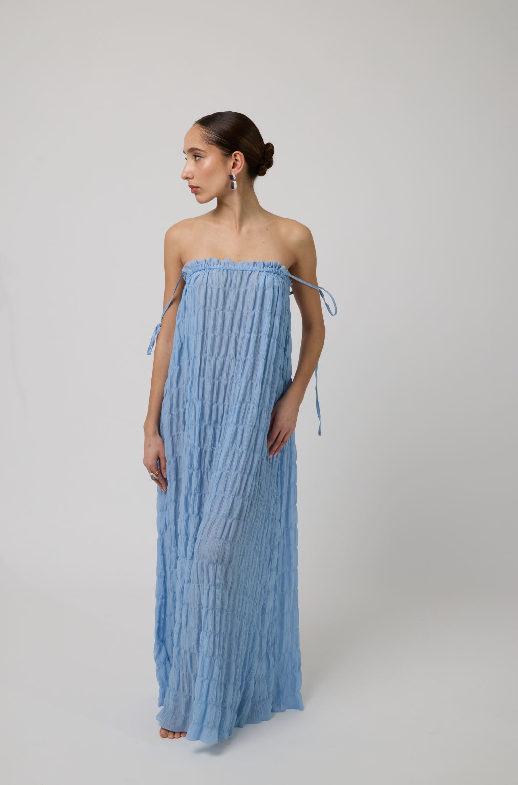 Celeste Maxi Dress in Baby Blue
