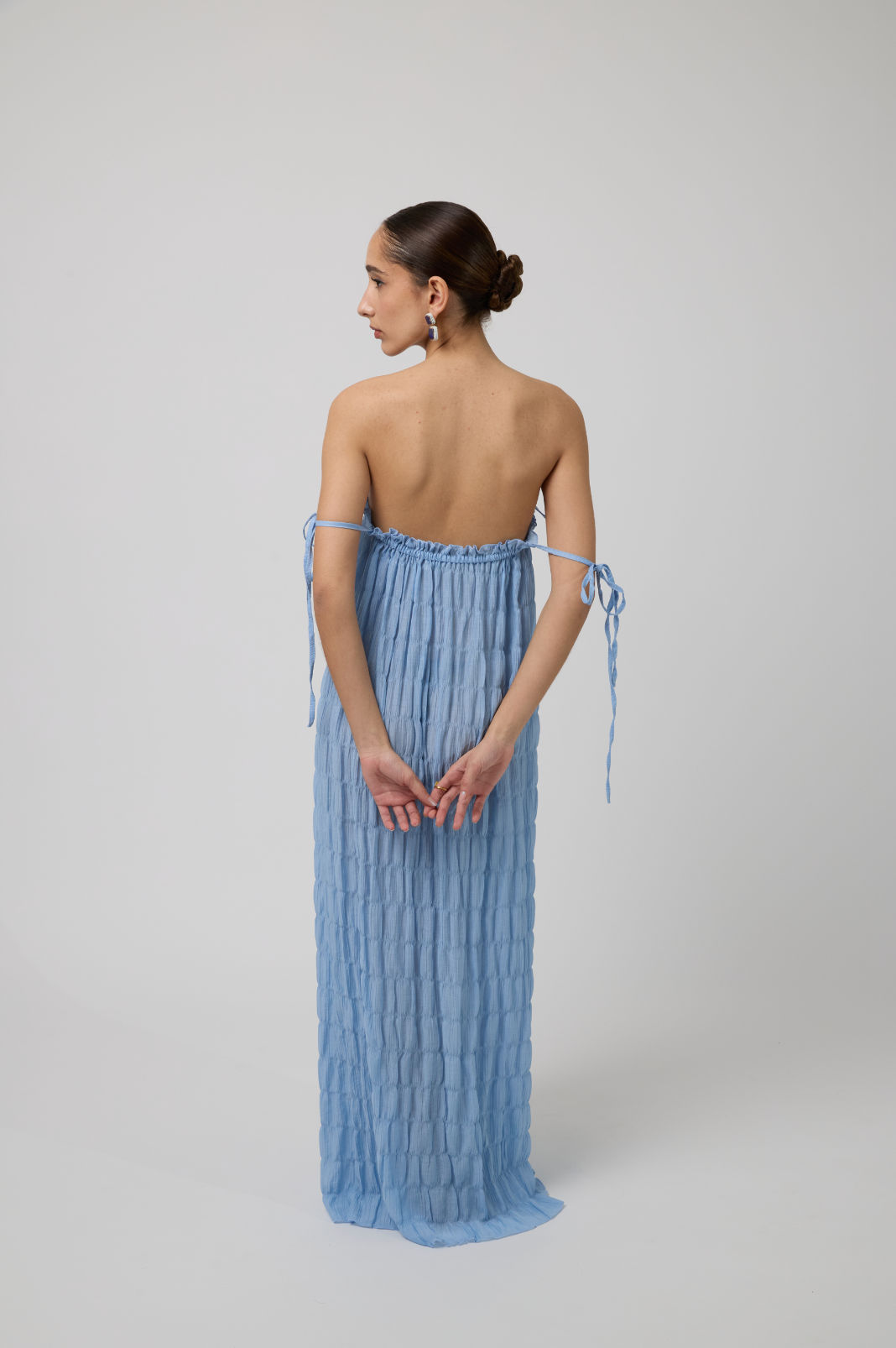 Celeste Maxi Dress in Baby Blue